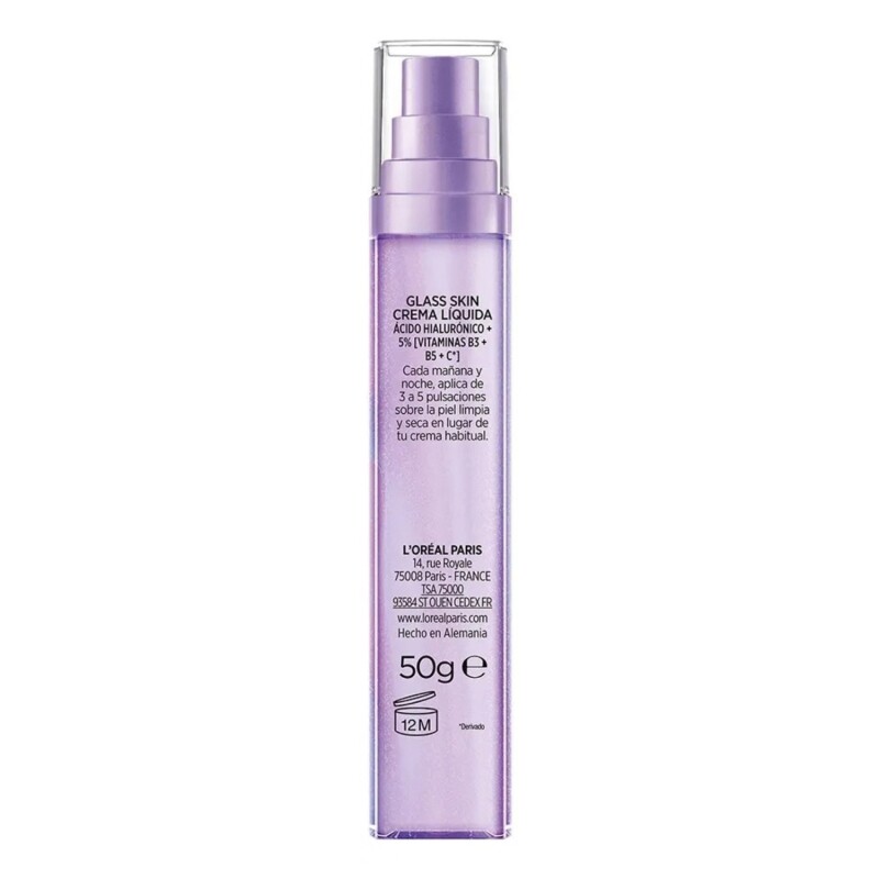 Crema Líquida L'Oréal Revitalift Filler Glass Skin 50ml Crema Líquida L'Oréal Revitalift Filler Glass Skin 50ml