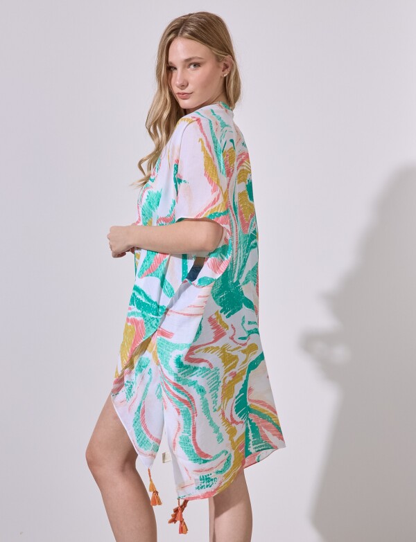 Kimono Summer MULTI/CORAL