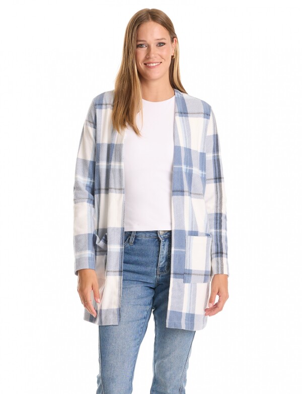 Cardigan Cozy AZUL/MULTI