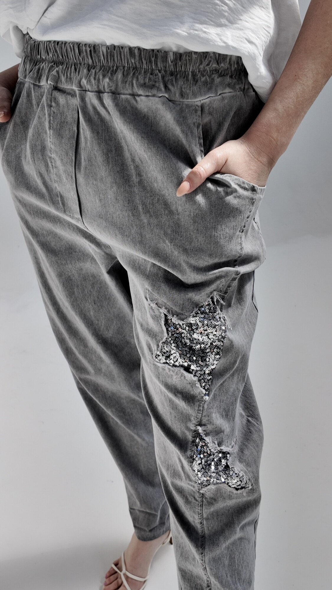 Pantalón Baggy Parma Gris