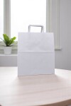 Bolsa lisa acuario 26x16x30 cm BLANCO