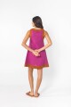 VESTIDO ACAI SHORT SS24 Fucsia Y Terracota