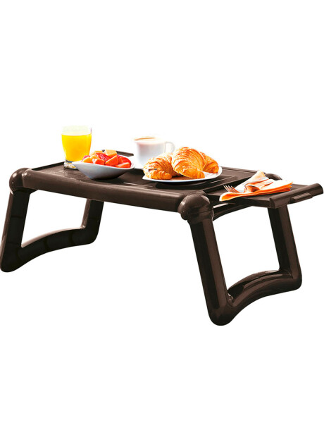 Mesa personal plegable portátil Rimax ideal desayuno/trabajo Wengue