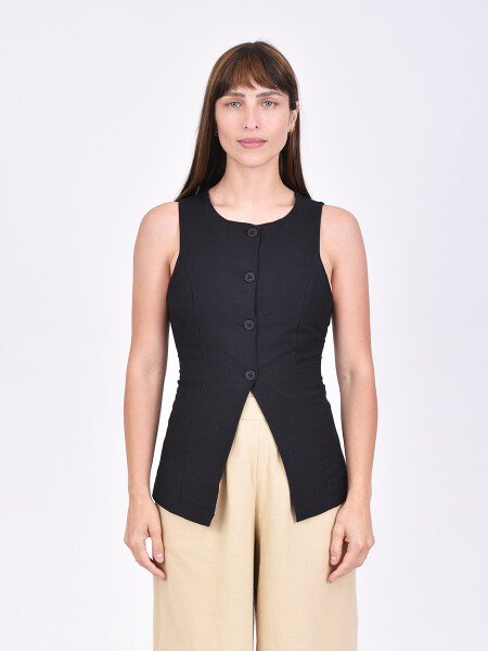 CHALECO SELMA NEGRO