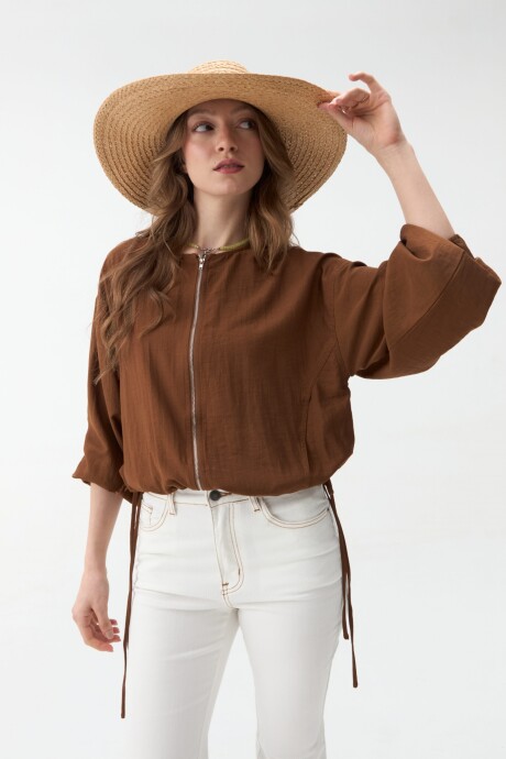 CAMPERA ELYRA Marrón