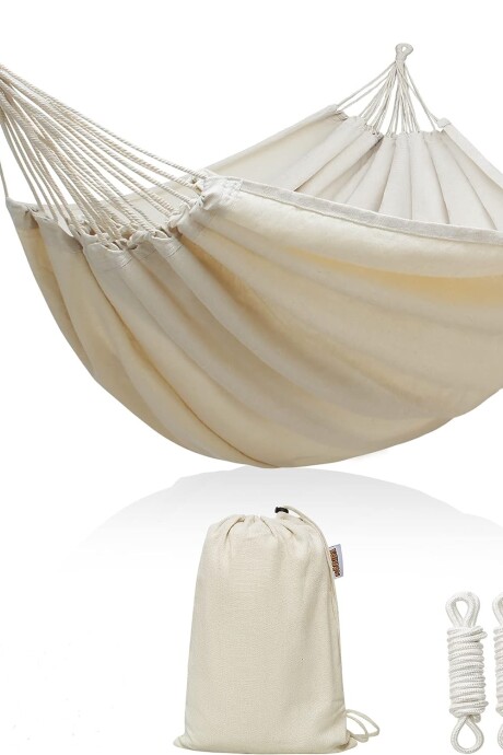 Hamaca Paraguaya 2 Plazas 200x150 Cm Beige