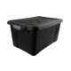 Caja organizadora 70lts con tapa NEGRO