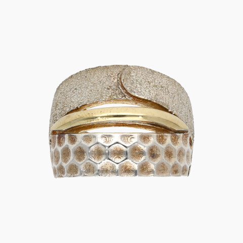 Anillo en plata 925 y Oro Anillo En Plata 925 Y Oro