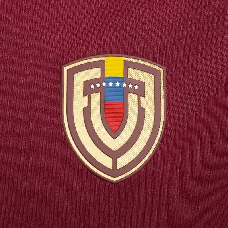 Camiseta Adidas Local Venezuela 24 de Niño Bordo