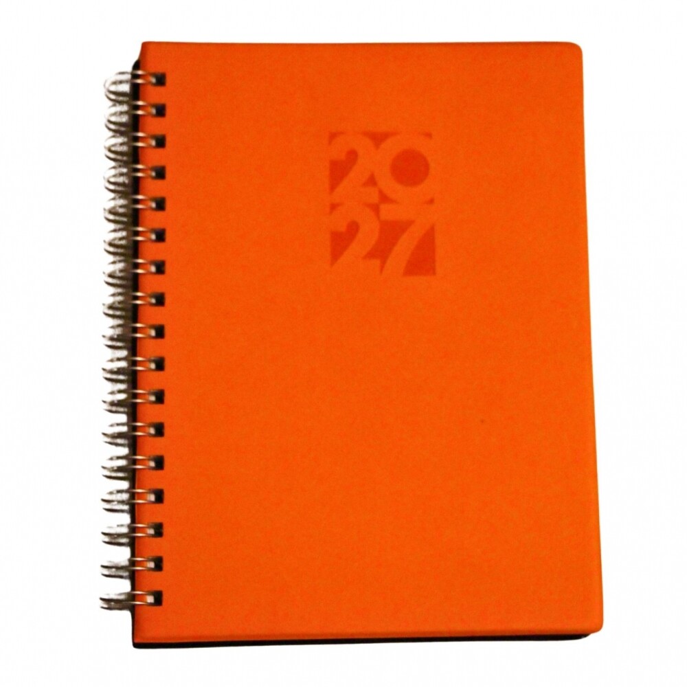 AGENDA ABEZETA 268 SETTIMANALE TAPA VIRANDO TAPA NARANJA