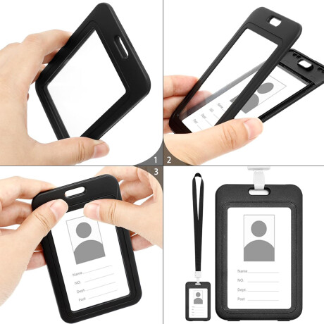 Set de 3 tarjeteros verticales con cordón Sc