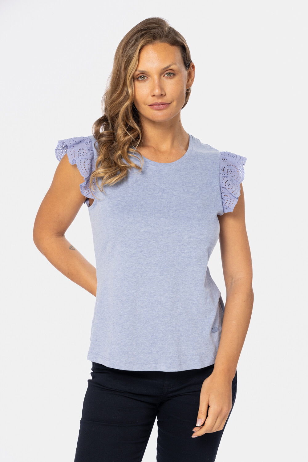 REMERA LISA Azul