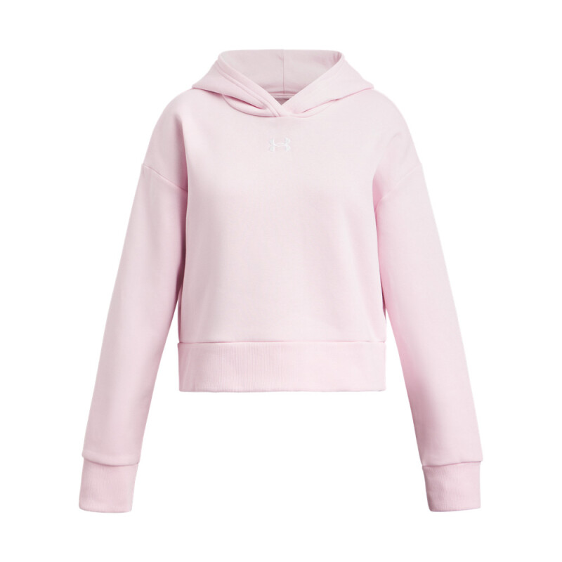 UA Rival Fleece Crop Hoodie-PNK PNK-647