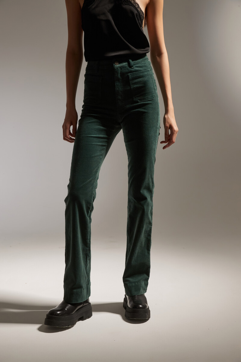 Pantalon Fany - Verde Oliva Oscuro 