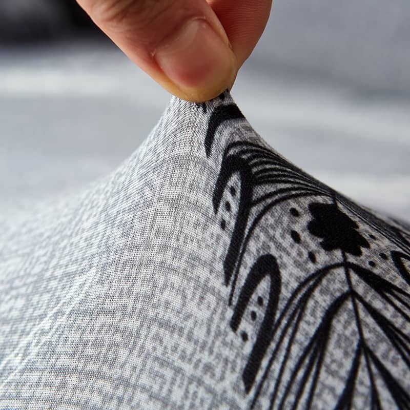 Funda sillón 2 cuerpos estampada Plumas