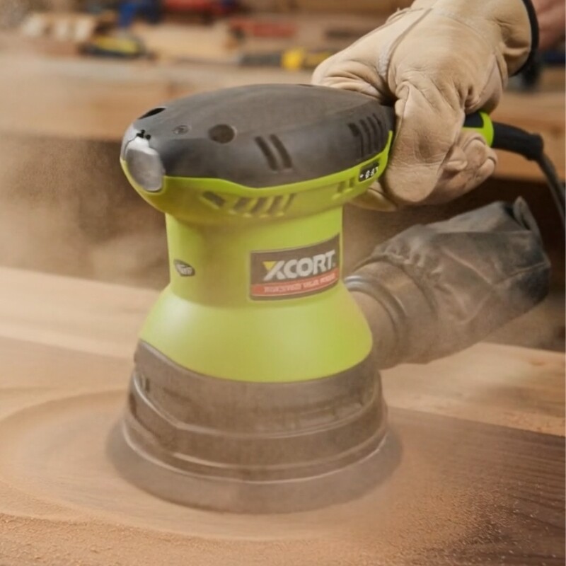 XCORT LIJADORA PROFESIONAL EXCENTRICA ROTO ORBITAL CIRCULAR 6 VEL 125MM 300W Xcort Lijadora Profesional Excentrica Roto Orbital Circular 6 Vel 125mm 300w