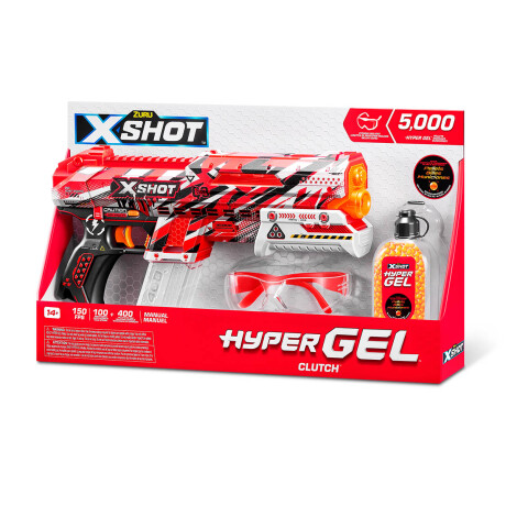 Pistola X-Shot Hyper Gel Clutch Con 5000 Pellets Pistola X-Shot Hyper Gel Clutch Con 5000 Pellets