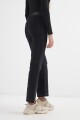 Jean Flared Cropped NEGRO