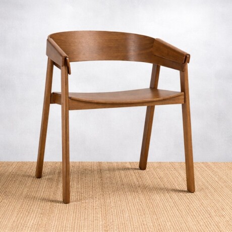 Silla De Comedor Saggi Chocolate U