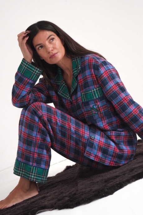 Sleepwalker Pijama Woman Rojo / Verde