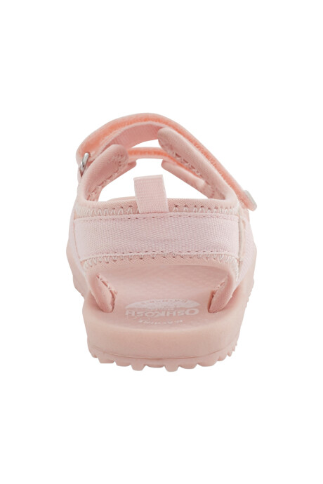 Sandalias con velcro, rosadas Sin color