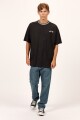 REMERA FRONT OVER TEE J-negro
