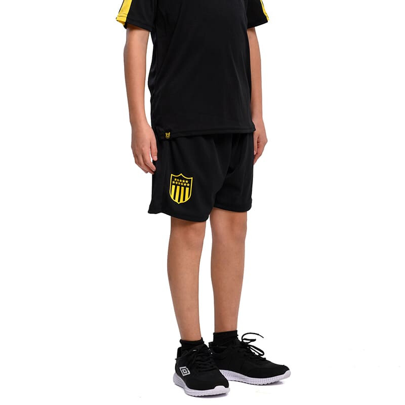 Short Umbro de Peñarol de Niños - 40250096 Negro-amarillo