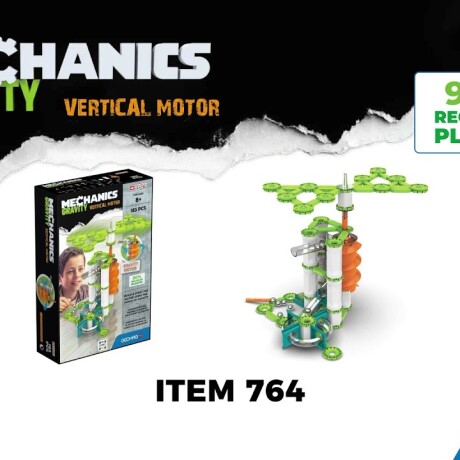 Juego magnético Mechanics Vertical 183 pcs Juego magnético Mechanics Vertical 183 pcs