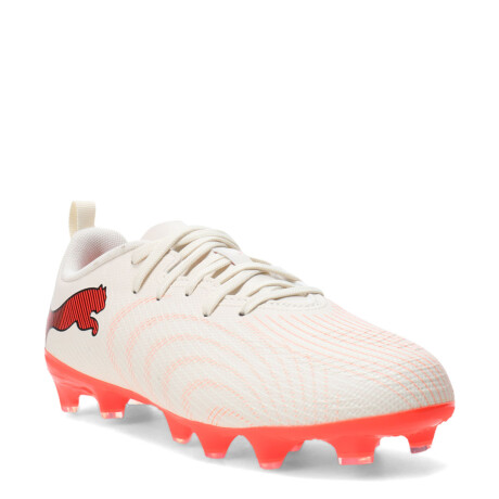 Championes de Niños Puma Futbol Future 9 Play Fg Ag Junior Beige - Anaranjado