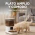 Comedero Dispensador Automático Smart Wifi Camara Perro Gato Color Blanco Negro