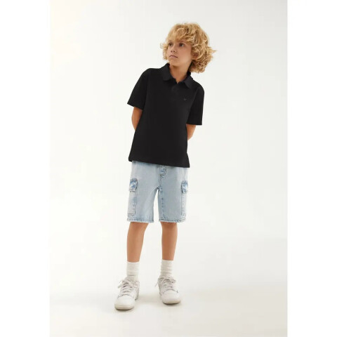 CAMISA POLO MM MASC PRETO ESCURO