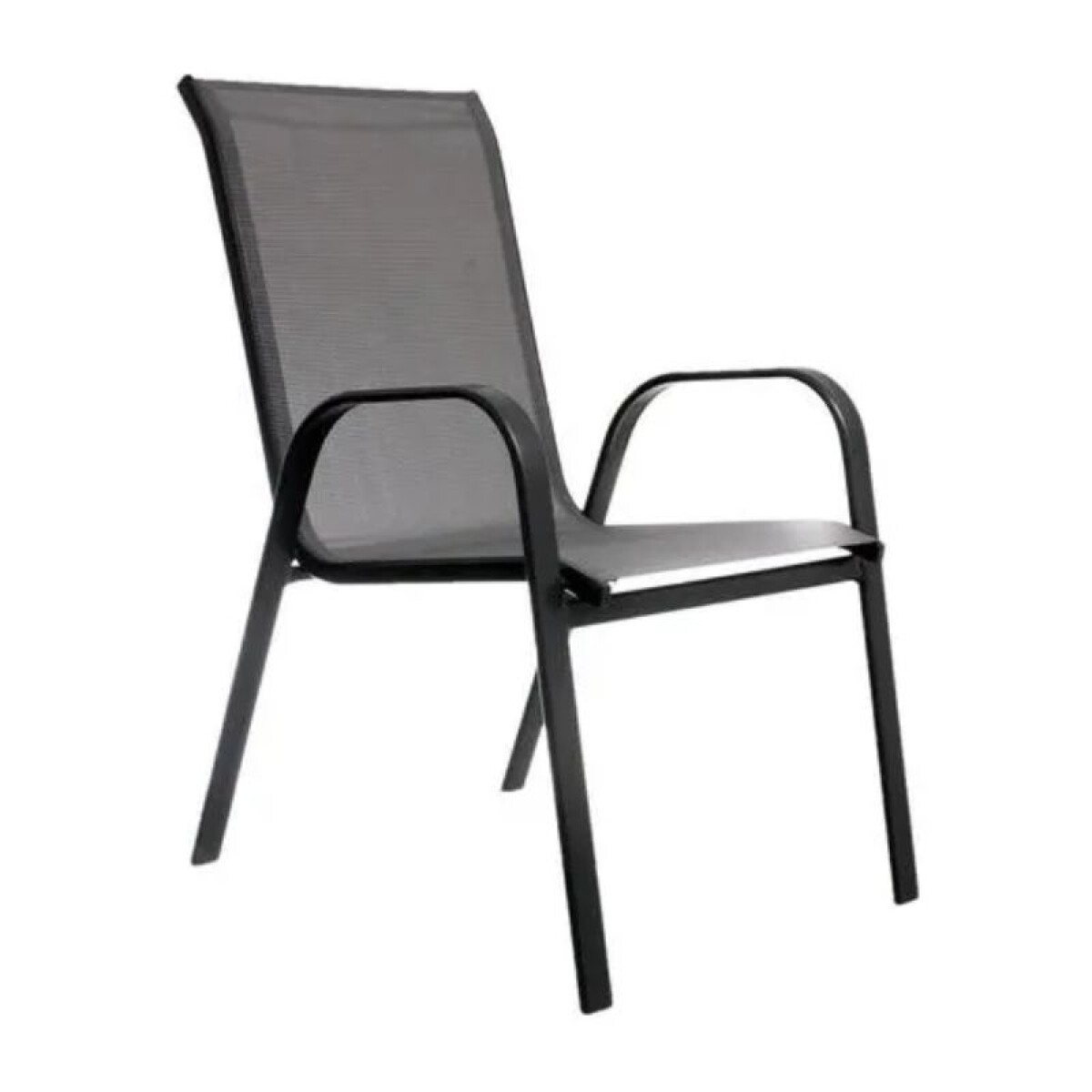 SILLA DE JARDIN APILABLE - GRIS 