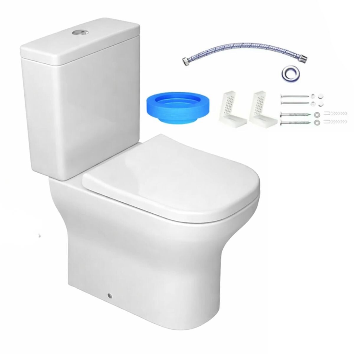 Kit Inodoro Mochila Blanco Axis 