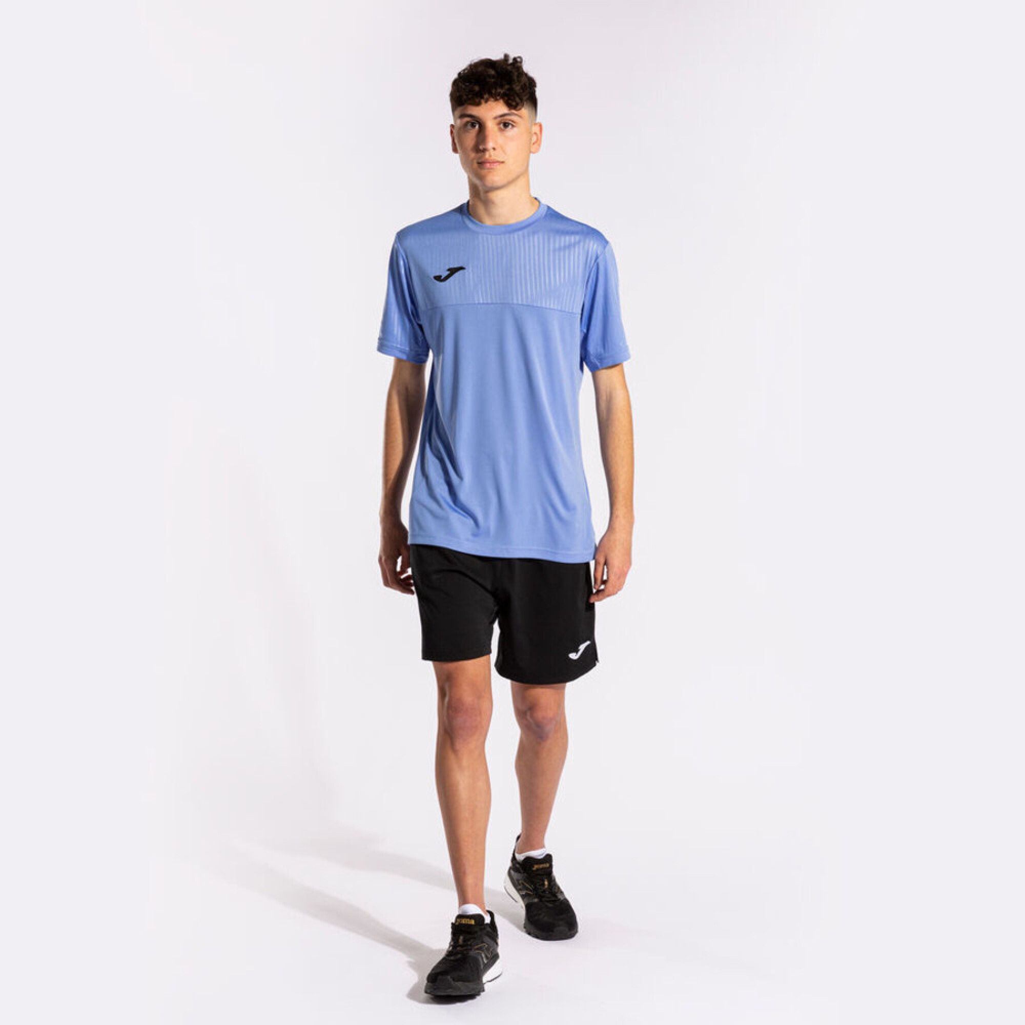 CAMISETA MANGA CORTA MONTREAL AZUL - AZUL CARIBE/CHUMBO/BLANCO — Sallustro
