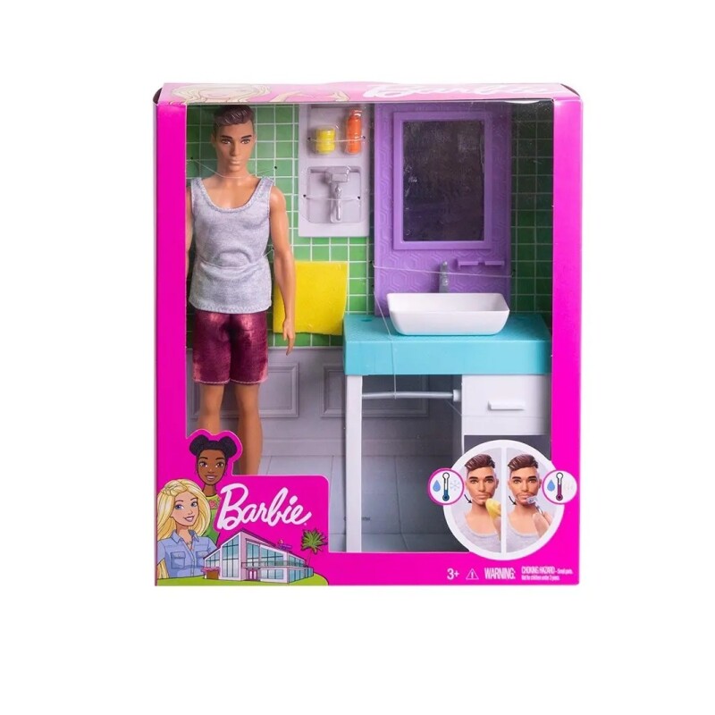 Barbie Ken con Muebles BARBIE - KEN Y MUEBLES