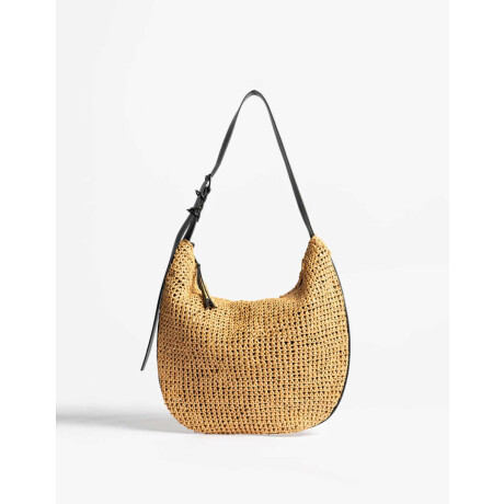 Cartera Formato Hobo Combinacion Bicolor