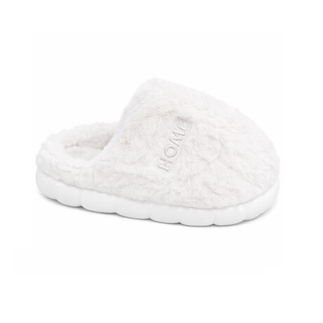 Pantufla De Felpa Peluche sintético Antideslizante Unisex Natural
