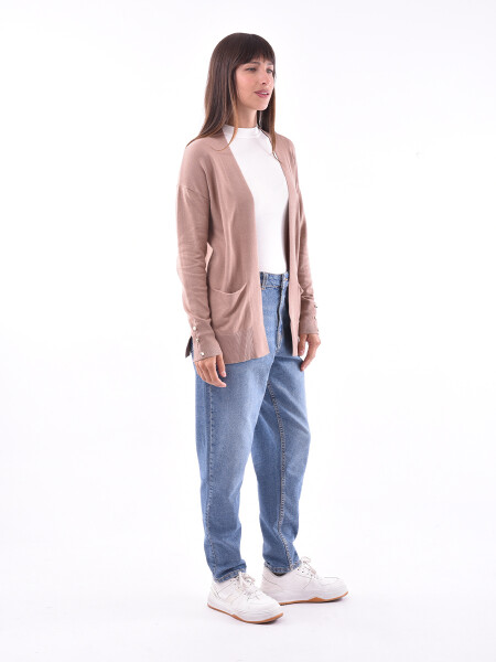 SACO MOSCU BEIGE OSCURO