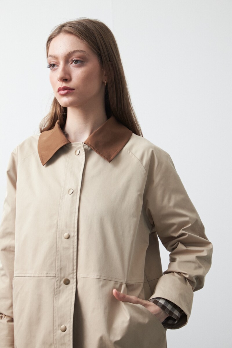 TRENCH SOLENE Beige