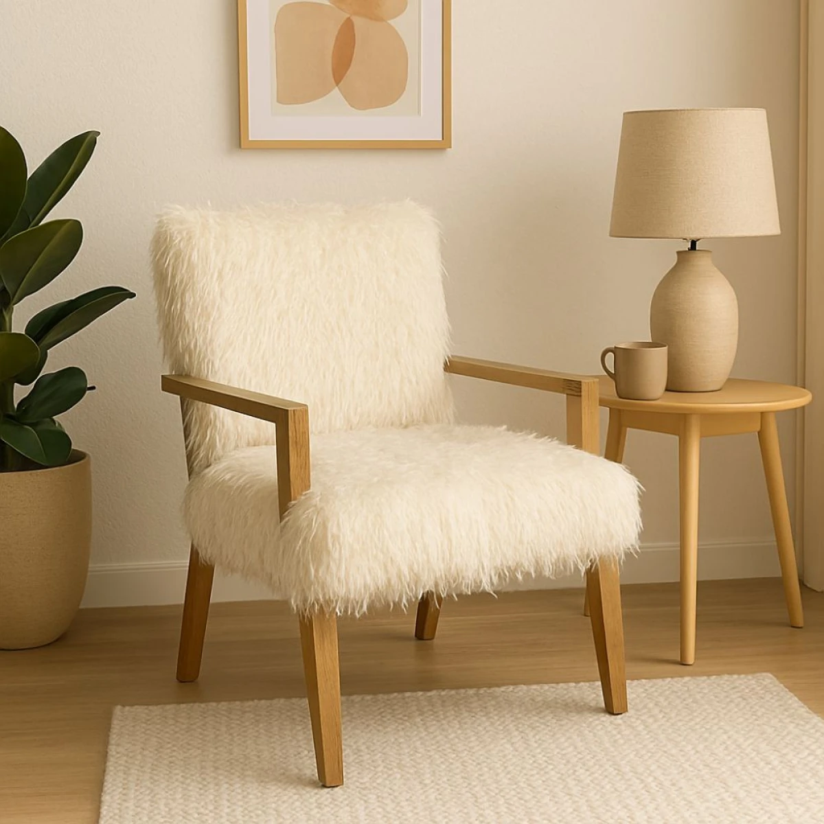 Butaca Ivory Faux 