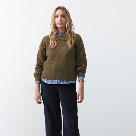 SWEATER VACANCES Verde Musgo