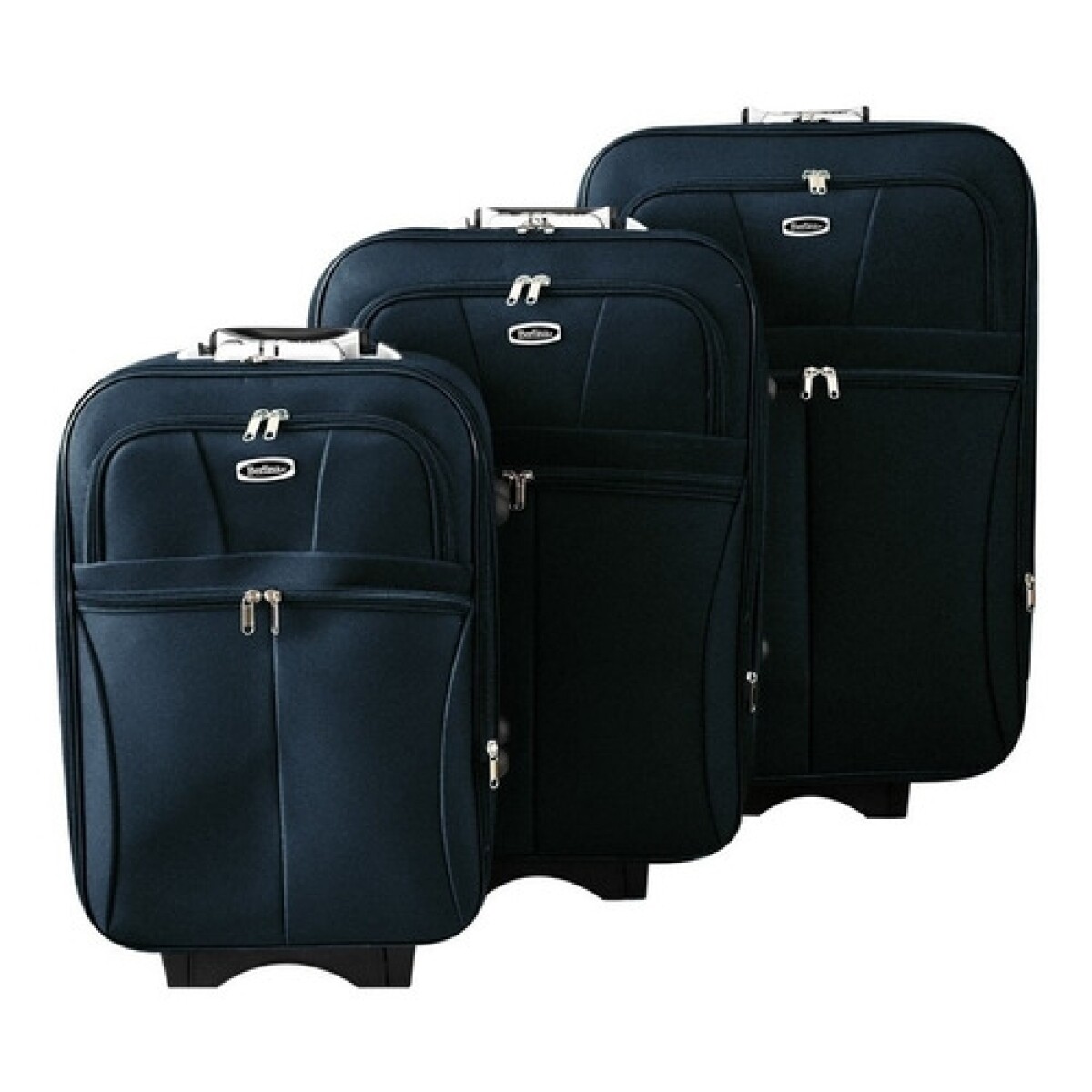 Valija Berlina Semi Rígida Con Ruedas 28p - Azul oscuro 