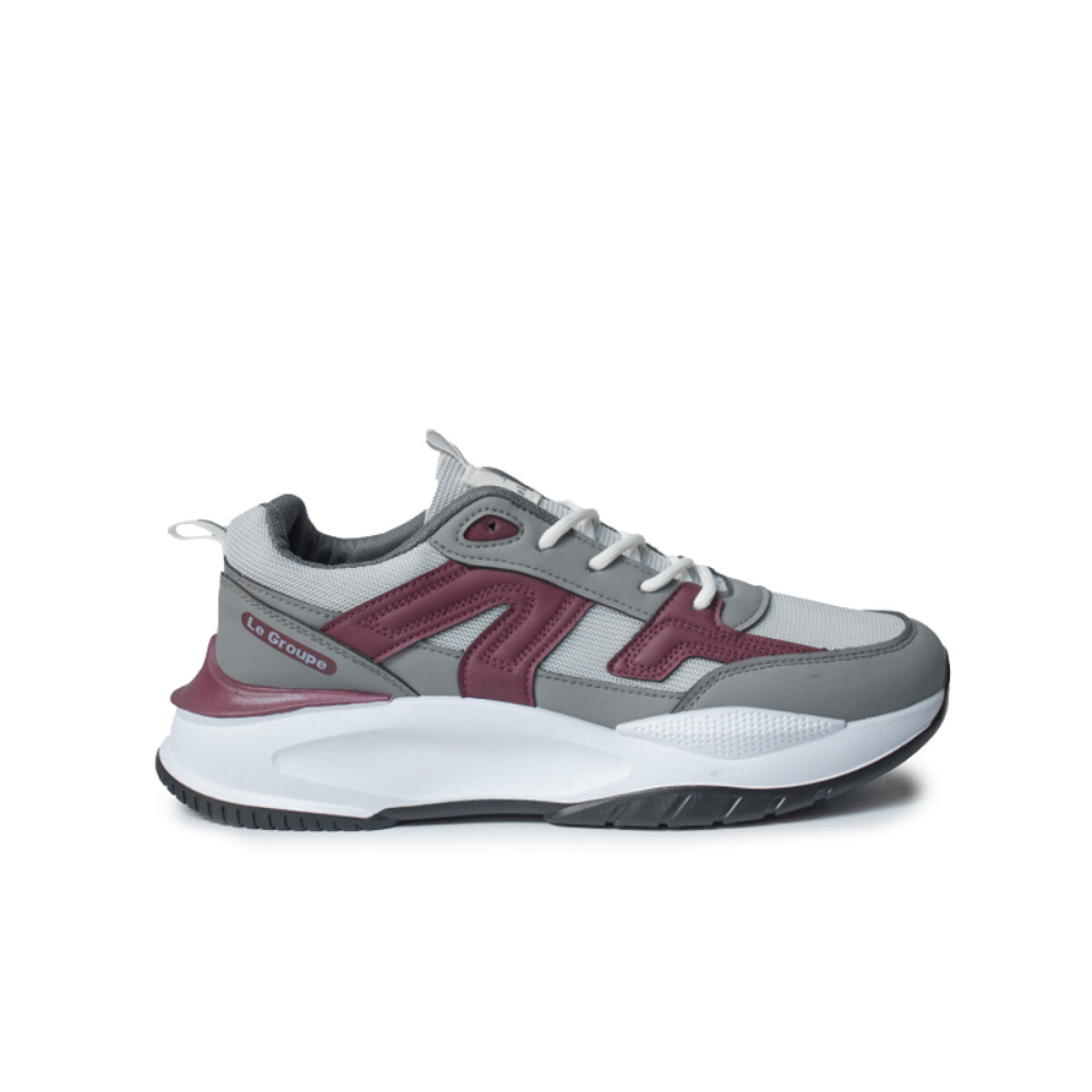 Calzado deportivo Le Groupe - Grey/Burgundy 