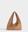 Cartera Shopper Combinada Marron Camel