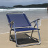 Sillón reclinable en aluminio King, 140 kg súper resistente AZUL MARINO