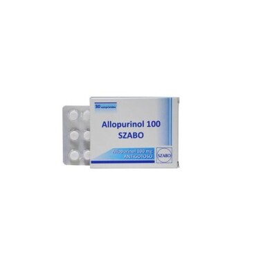 Allopurinol Szabo 100 Mg. 30 Comp. Allopurinol Szabo 100 Mg. 30 Comp.