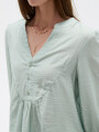 Blusa Qurel Verde Grisaceo