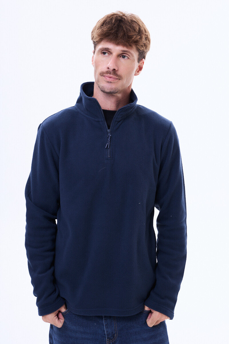 Buzo de Micro Polar Cesares Azul