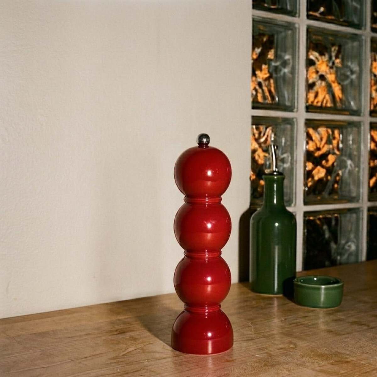 Pimentero molinillo de pimienta chico - rojo 