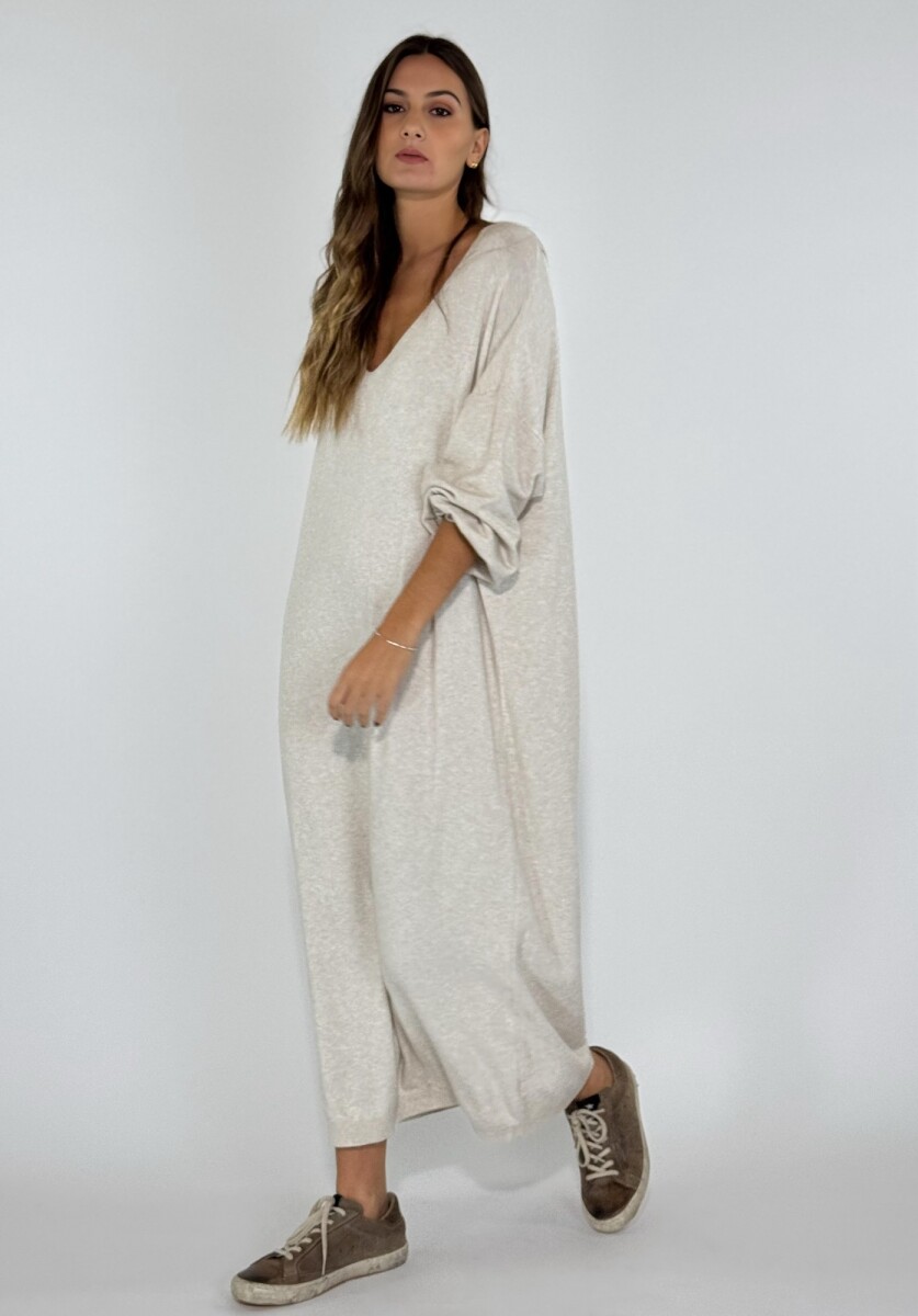 VESTIDO EVANS - CRUDO 